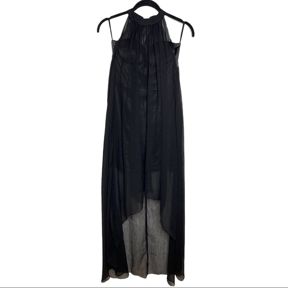 Blaque Label 3 in 1 Black Body Con Chiffon Dress NWT Size: Small - Picture 2 of 12